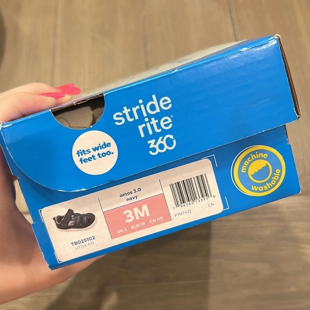 Stride Rite Kids Navy Sandals